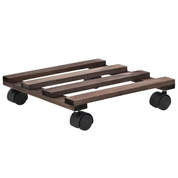 vidaXL Rullväxtställ Cederträ 4 st 25 x 25 cm