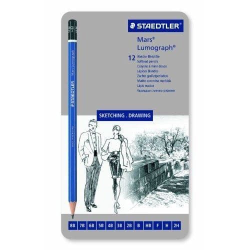 STAEDTLER 12 olika grafitpennor