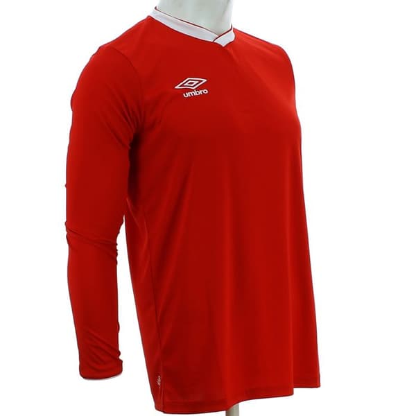 UMBRO Basic långärmad t-shirt herr Jersey röd