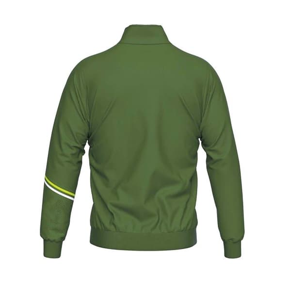 Errea Erick träningsjacka - militärgrön/fluorescerande grön/vit