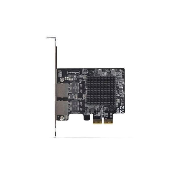 PCIe nätverkskort - STARTECH.COM - 5G - 2 portar - Kompatibel med Windows och Linux - Trådad