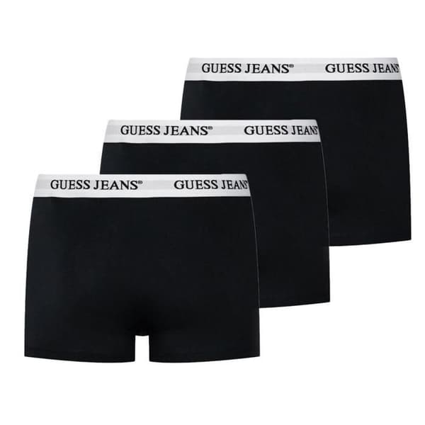 X3 Boxers Svart/Vit Herr Guess Trunk