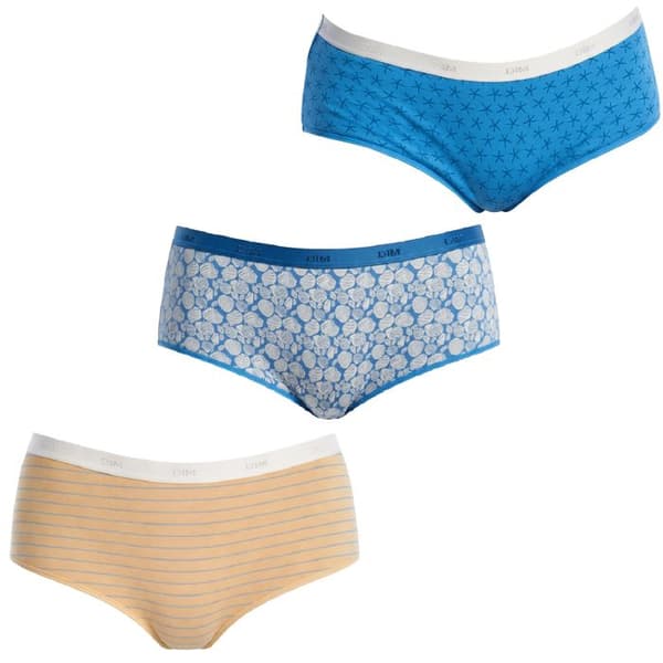 3-pack New York trosor med innertyg D4C20-Blå-beige