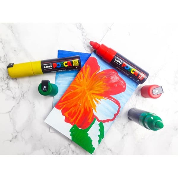 Markör - POSCA - PC7M RE - Konisk spets - Stor - Rosa