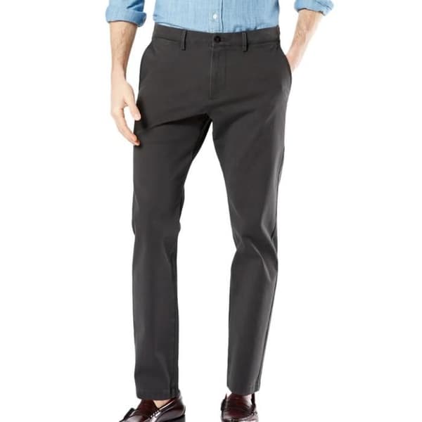 Mörkgrå Slimbyxor Herr Dockers Motion Chino Neutrals 75807-0004