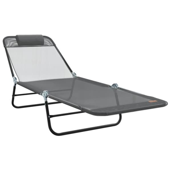 Solsäng - Fällbar - Justerbart ryggstöd - UV-beständig - Modern design