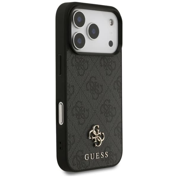 Coque Guess 4G Small och Classic Logo MagSafe för iPhone 17 Pro - Svart
