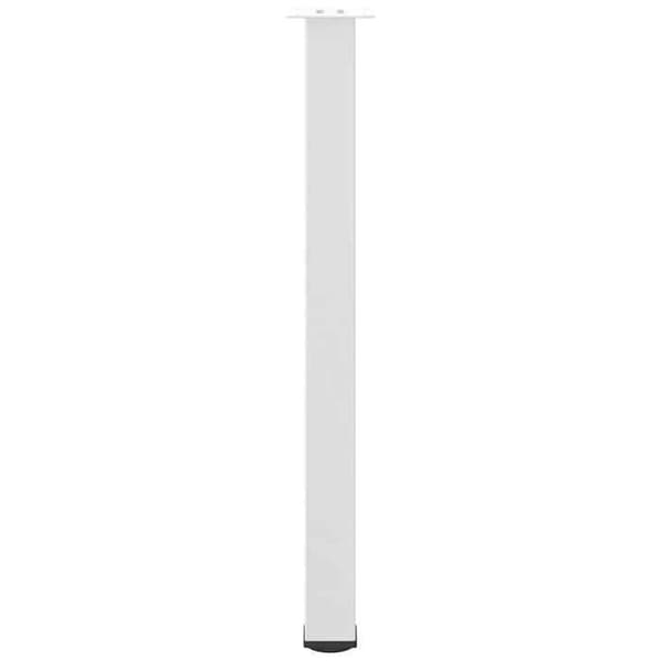 vidaXL Barstolar 4 stycken Vit 100-102 cm Stål 4012477