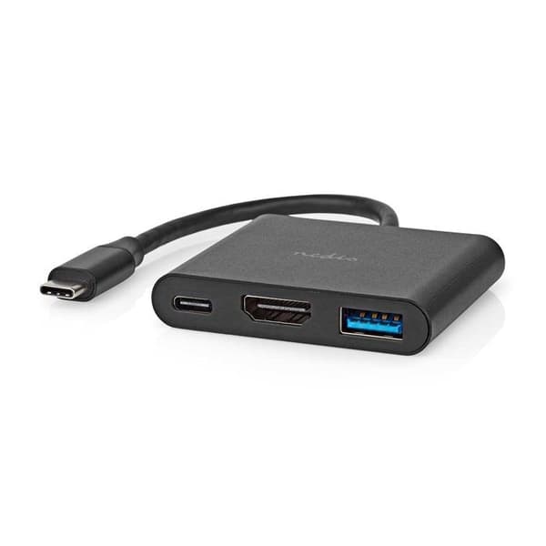 Multiport-adapter - Nedis - USB 3.2 1:a generationen - 4K 30 Hz - 5 Gbit/s - USB-C™