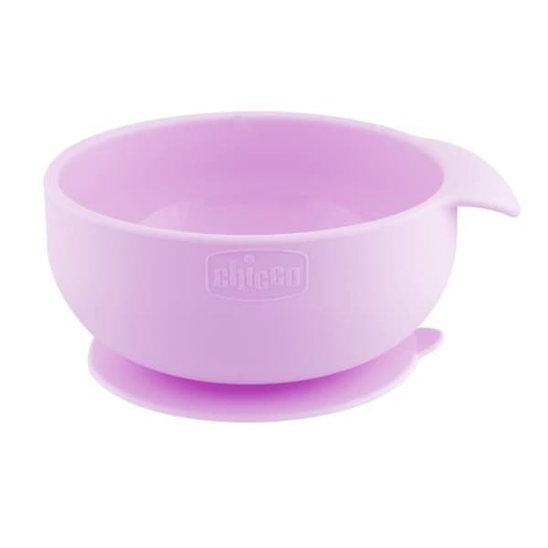 Chicco Take Eat Easy skål med sugkopp +6m Rosa