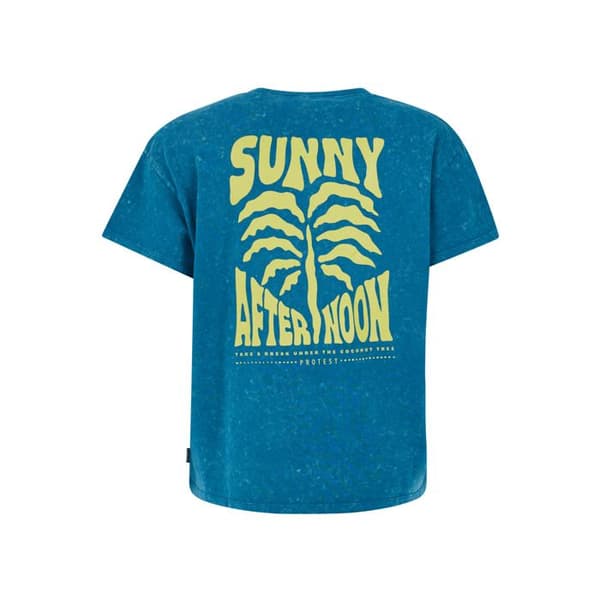 T-shirt dam Protest Alpha - surfing blue