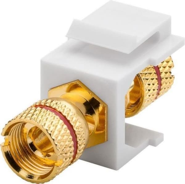 Goobay - 79484 - Högtalarmodul - röd polär anslutning ()