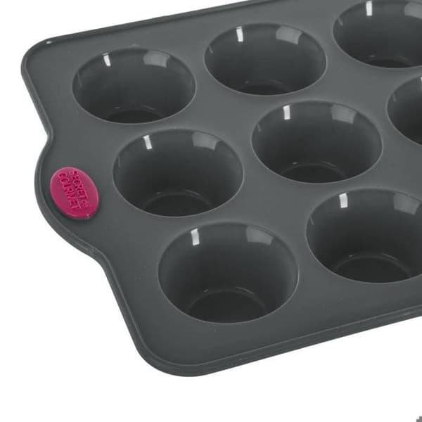 Muffinsform 12 silikon "Silitop" Grå - 5five