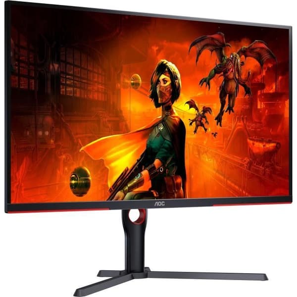 Spel-PC-skärm - AOC - 31,5" - UHD - 144Hz - Snabb IPS-panel - 1ms - Höjdjusterbar - U32G3X/BK