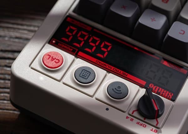 Numeriskt tangentbord - 8BITDO - RET00462 - Mekanisk - Trådlös - Lång batteritid