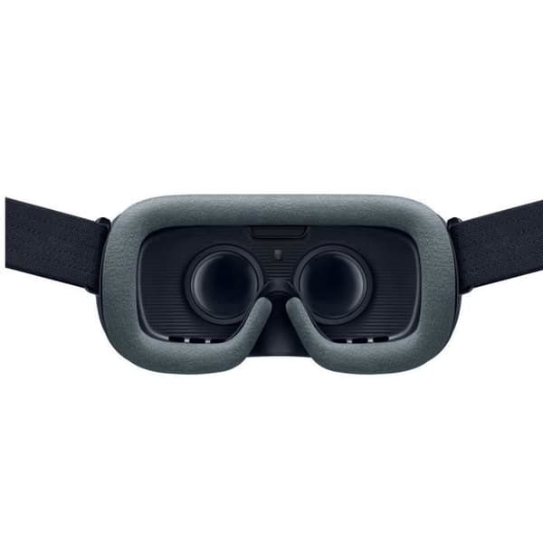Samsung hörlurar Gear VR med grå kontroll.