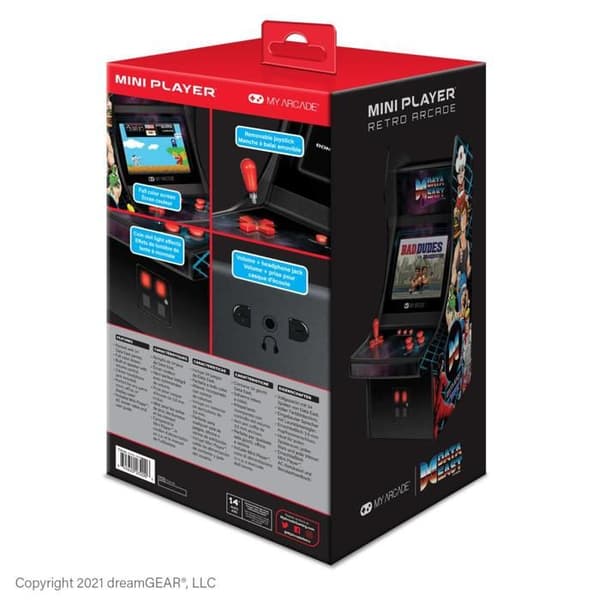 Minispelare 10" Data East Hits (34 i 1)