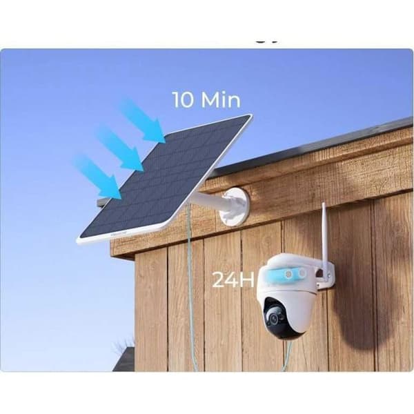 Solcylinder - solstation Reolink Solpanel 3 W 12 W vit