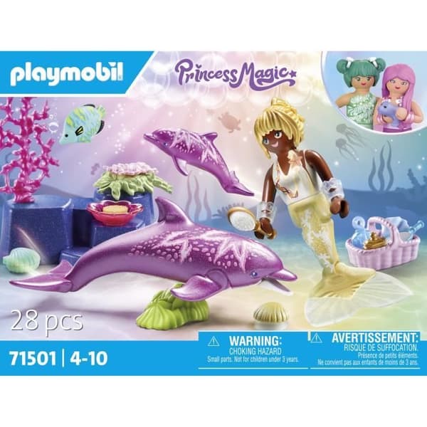 PLAYMOBIL 71501 Sjöjungfru med delfiner