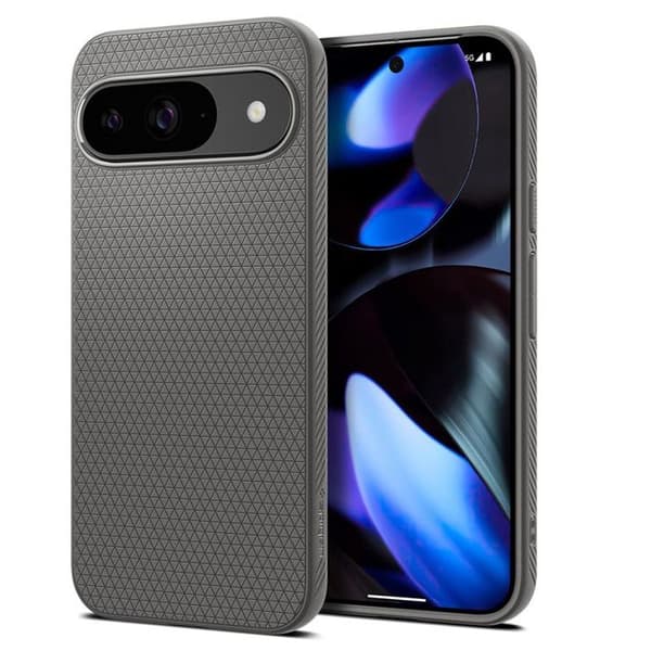 Spigen Liquid Air – Skal för Google Pixel 9/9 Pro (grå marmor)