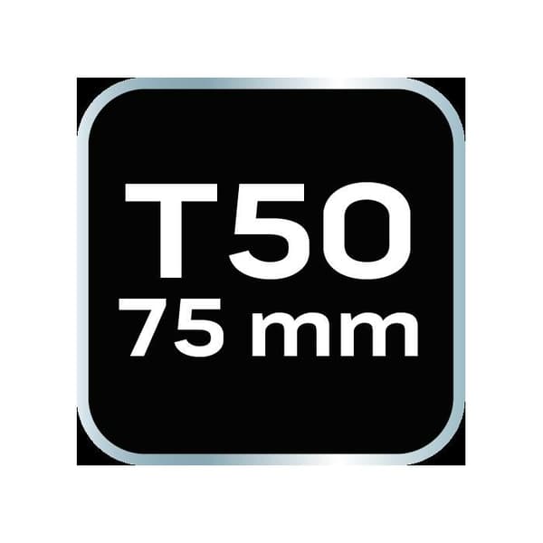 TORX-bit - NEO TOOLS - T50 - 75 mm - Legerat stål S2 - 2 st