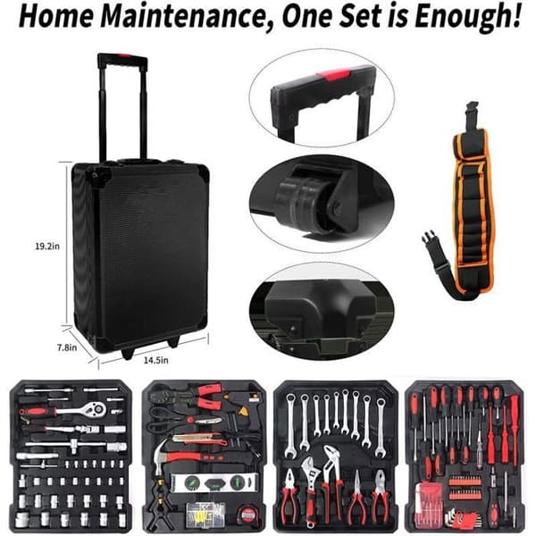 Verktygslåda 409 delar Schwartzmann TOOLS409PCS