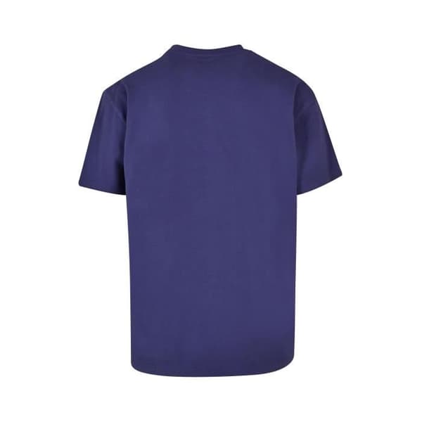 Oversized T-shirt - Upscale Studios - L.A. College - Herr - Blå - Lightnavy