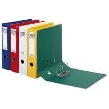 A4 mapp - Elba - 10494SW - PVC Vit - Kapacitet 280 ark - Hebelbindning