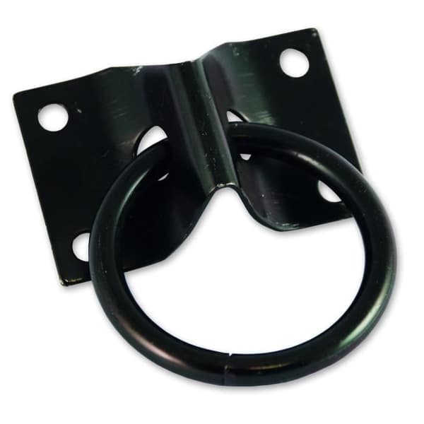 CHAPUIS - Plåt 70x45mm med svart galvaniserad stålring Ø7mm UC1
