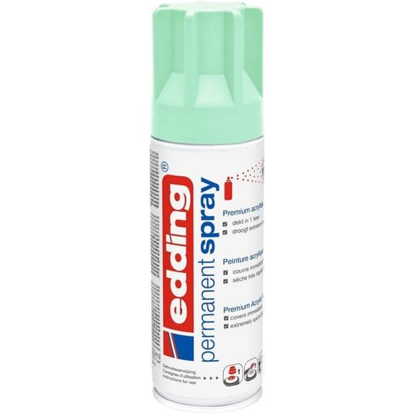 Permanent akrylfärgsspray Edding 5200 neo mint
