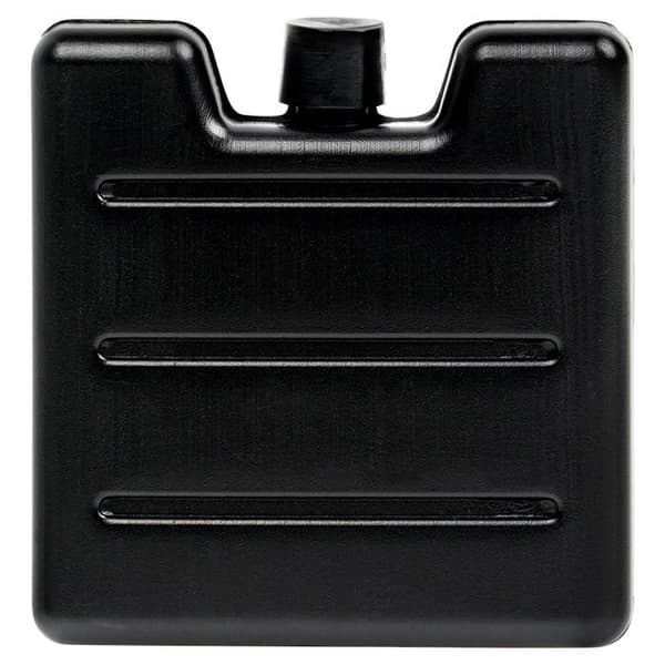 Återanvändbar kylblock - VILDE - 3-pack - 70 ml - 7,5x7,5 cm - Svart - För kylväskor och termoväskor