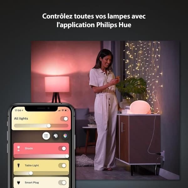 Set om 3 smartpluggar - PHILIPS HUE - Vit