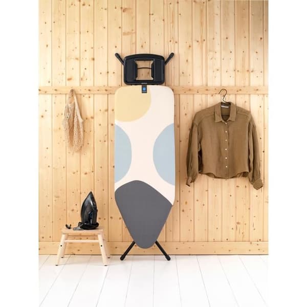 Brabantia Strykbräda C, 124x45 cm, robust ångjärn - Spring Bubbles