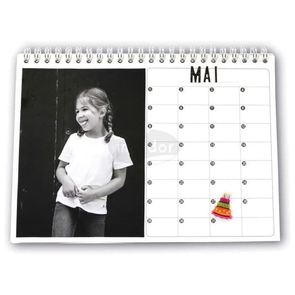 White Range, Perpetual Calendar 21,5 x 16 mm