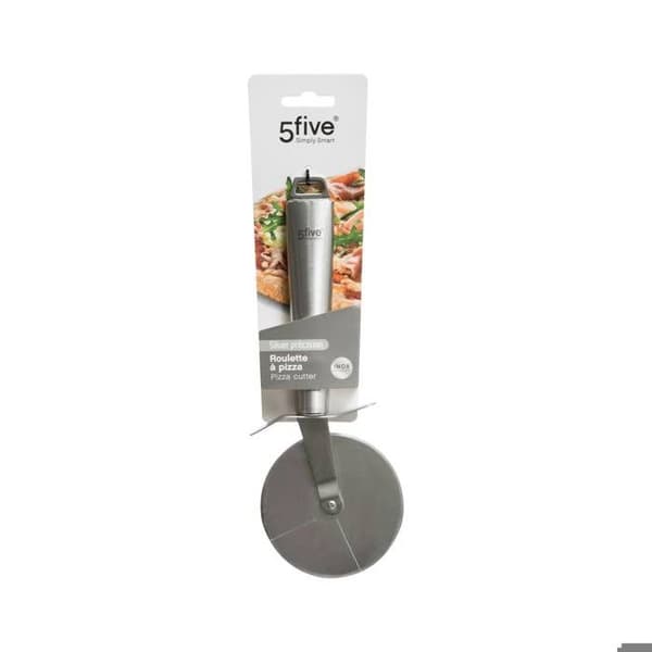 5five - "silver precision" pizzahjul i rostfritt stål