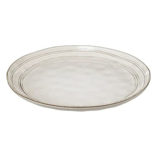 Servis med 12 delar "Blomma" 26cm Grå