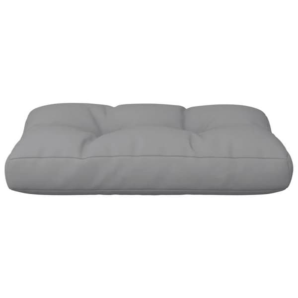 vidaXL Palettkudde grå 60x40x12 cm tyg 360558