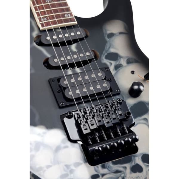 Elgitarr - Rocktile - JK150F-BSK - 2 mikrofoner - Palissander grepp - Lödskropp