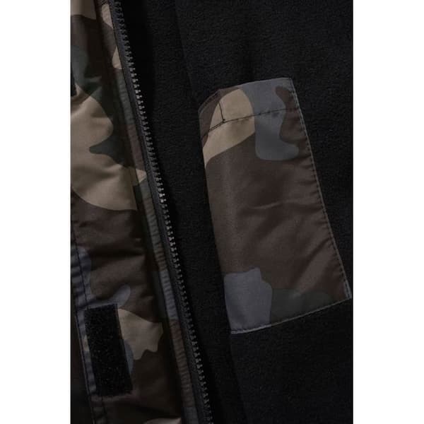 Vindtät och vattenavvisande vandringsjacka med fleecefoder - BRANDIT - Mörk camo