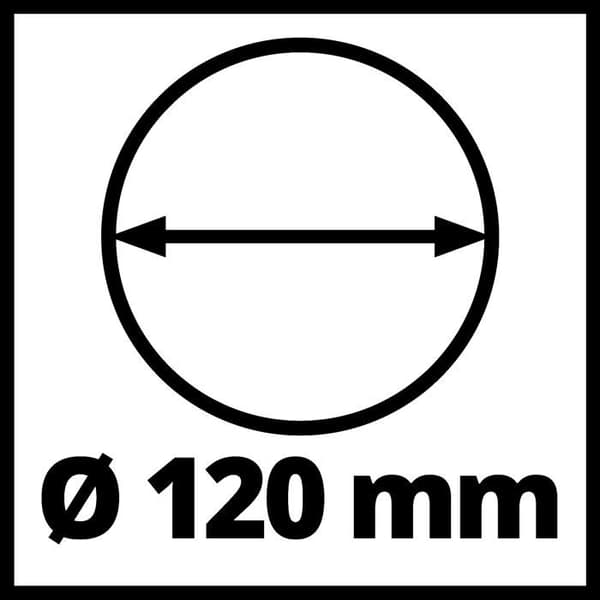Einhell Borrmejsel för borrmaskin (Borrdiameter 120 mm, längd 80 cm)