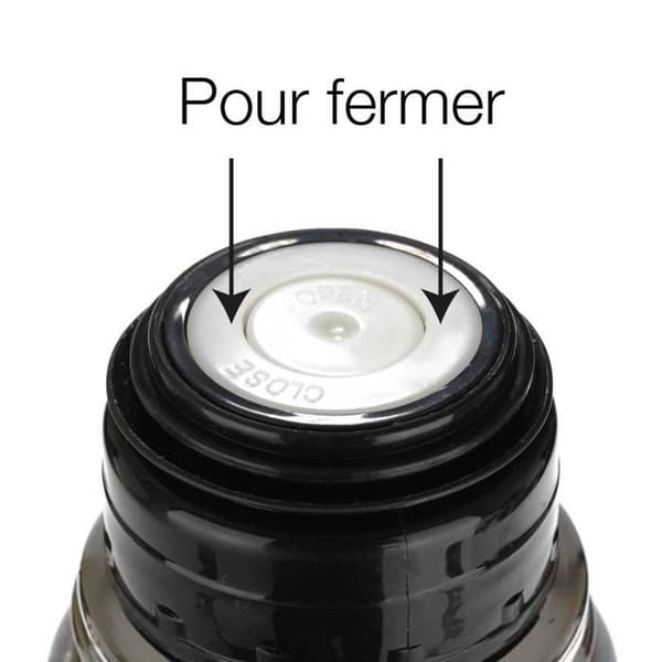 Isolerande flaska - Röd - 0,5L - Rostfritt stål - Polypropen - Silikon