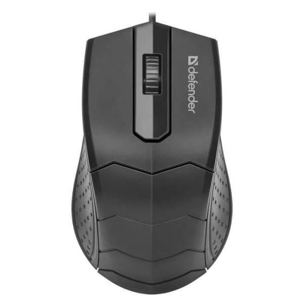 Trådbandsmus - DEFENDER - 52530 - Optisk - 1000 dpi - USB - 2 Knappar