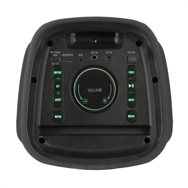 Aktiv högtalare - IBIZA - WAVE6 - 250W - Bluetooth - USB - LED Eld - Svart