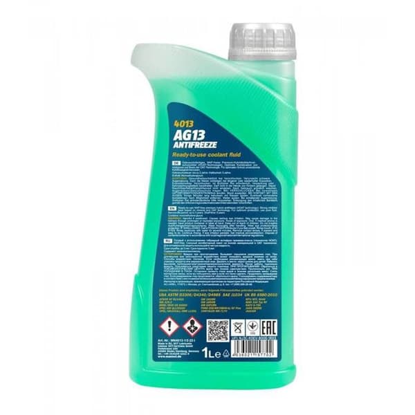 Antigel AG13 -40 ° Hightec - Mannol - 1L MN4013-1