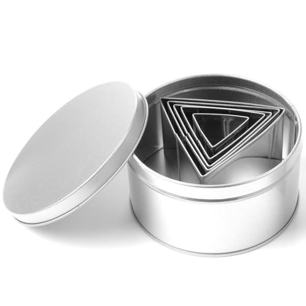 Kakformar, mall TRIANGEL - SET MED 6 - HENDI 673775