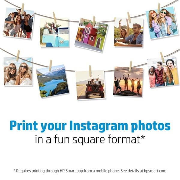 Fotopapper - HP - 49V50A - Glansig finish - 5 x 5 tum - 20 ark