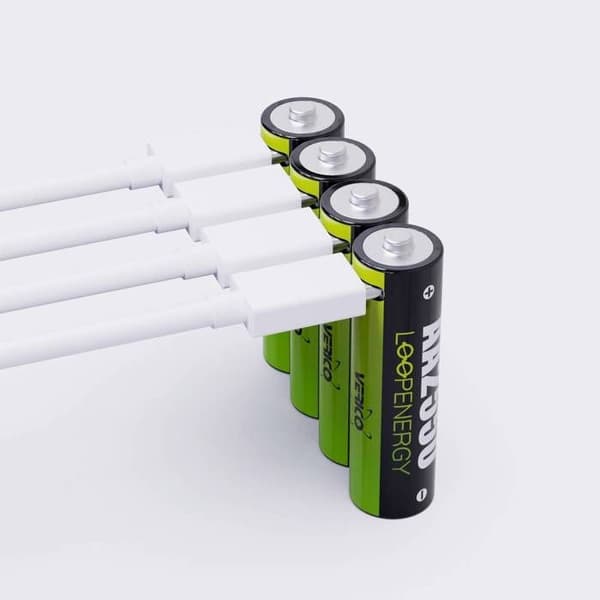 Verico LoopEnergy USB-C® Batteri USB-C® Li-Ion 1700 mAh 1.5 V 4 st.