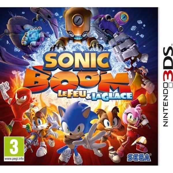 Sonic Boom Fire & Ice 3DS-spel
