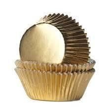 Mini bakkoppar Guld x45