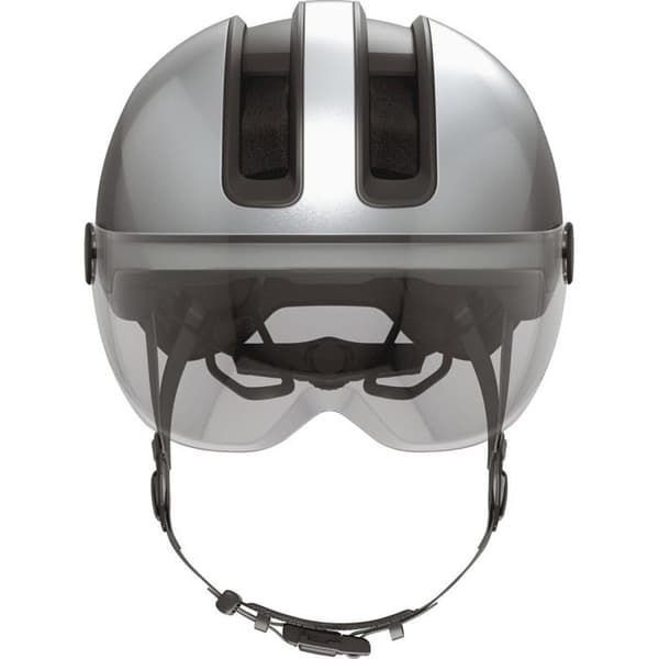 Stads cykelhjälm Abus - hud-y ace gleam silver